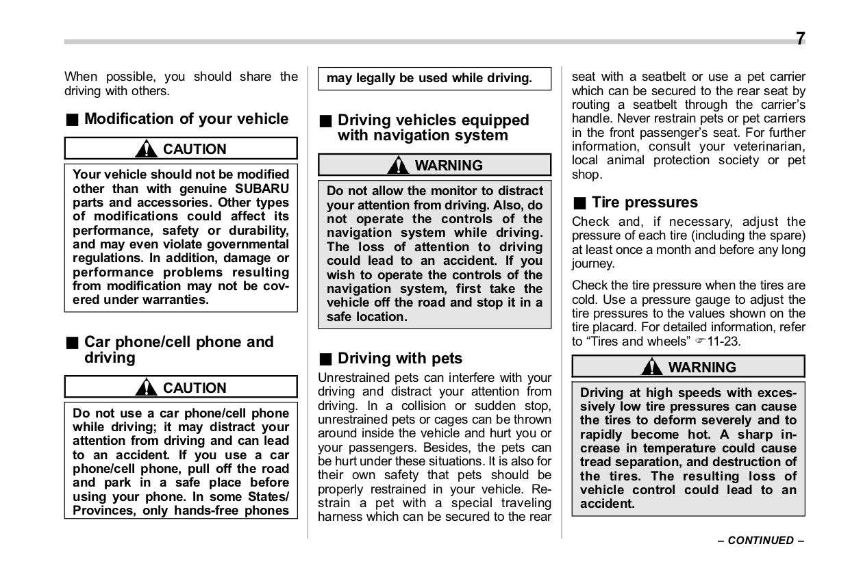 2017 Subaru Forester Owner's Manual | English