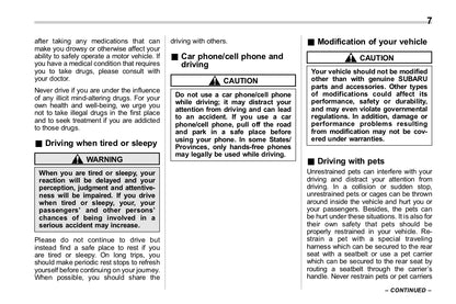 2017 Subaru Legacy/Outback Owner's Manual | English