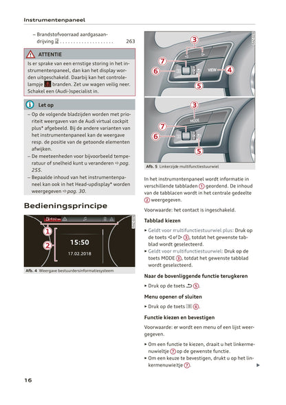 2020-2023 Audi A3 Owner's Manual | Dutch