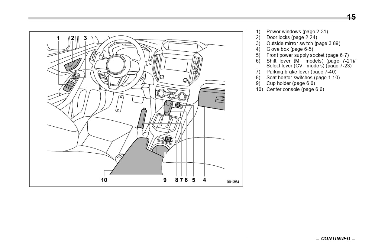 2018 Subaru Impreza Owner's Manual | English