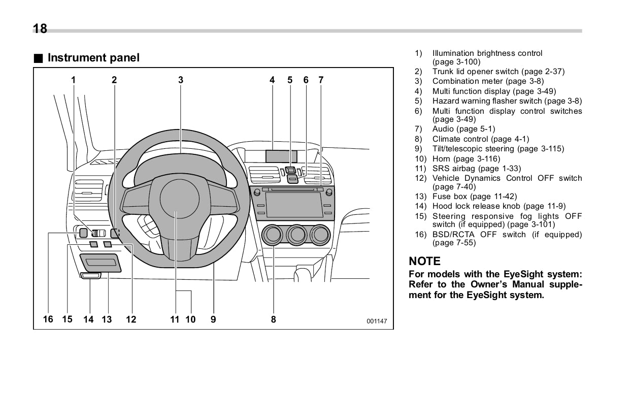 2017 Subaru WRX Owner's Manual | English